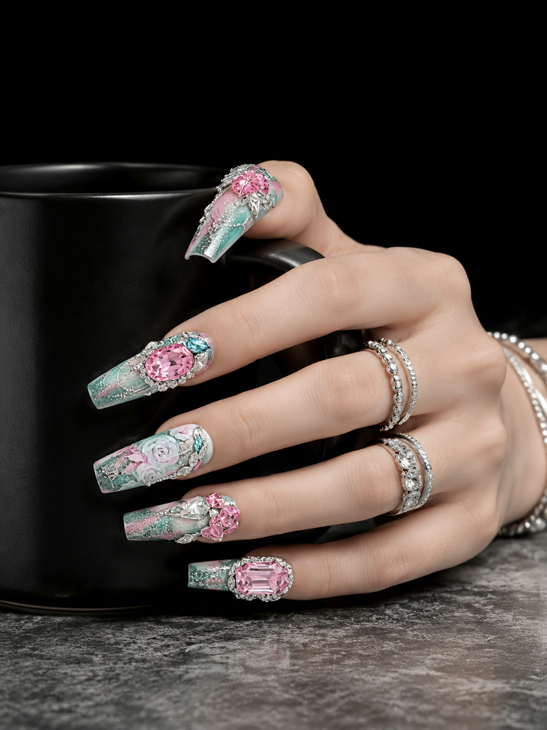 Aurora’s Enchanted Garden | LUMlix Haute Nail