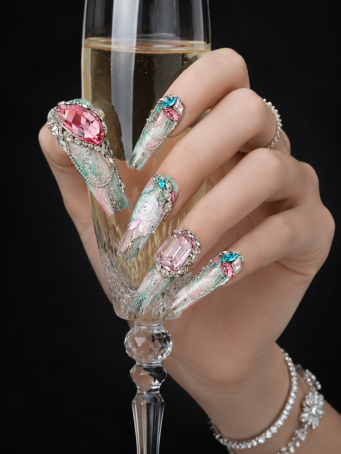 Aurora’s Enchanted Garden | LUMlix Haute Nail